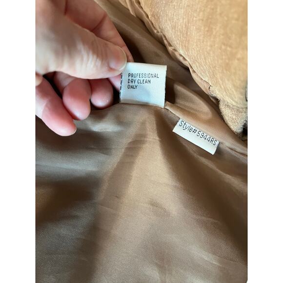 Rampage Y2K Western/Cowgirl/Boho Suede Leather Jacket with Criss-Cross Laces - Picture 9 of 11